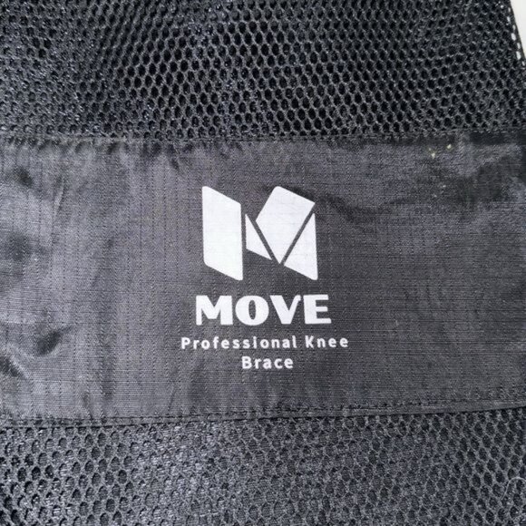 Move Professional Knee Brace With Mesh Carry Bag Large Grey & Red Design - Picture 3 of 7